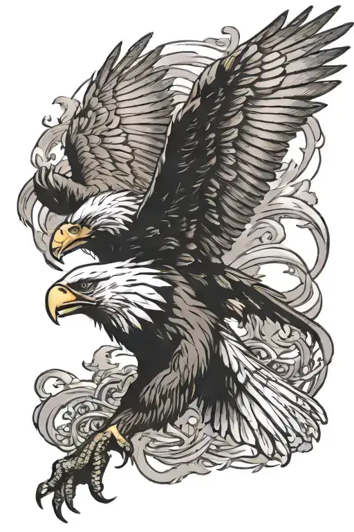 An Eagle Fighting A Gorilla