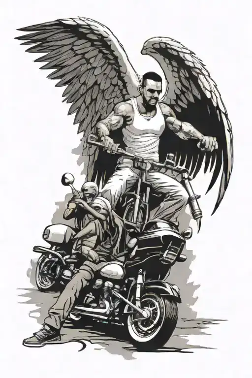 Angels Doing Drive By On Demons Like Gta San Andreas Cover Art