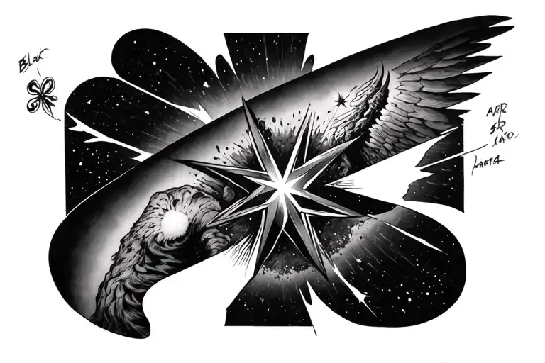 David Kendall With North Star Between The Words