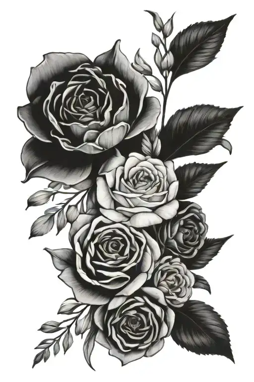 Mixed Birth Flower Bouquet