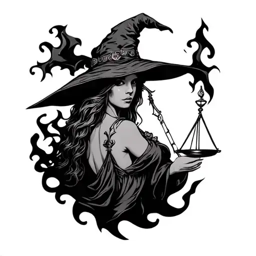 Libra Witch Fire