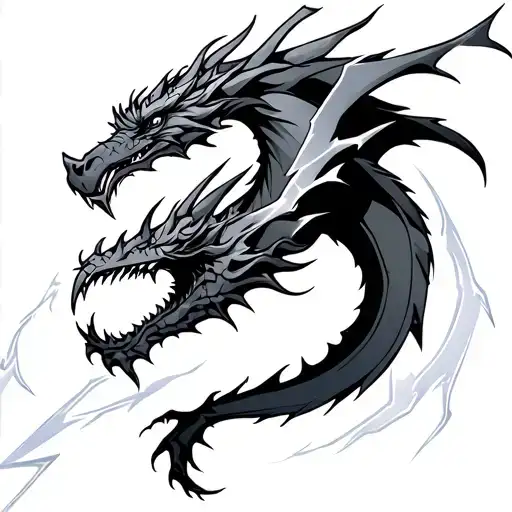 Lightning Shaped Dragon