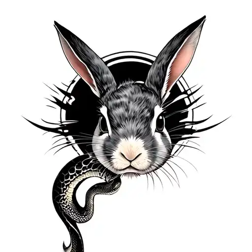 Rabbit Head With Snake Body