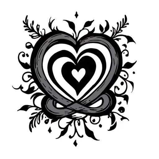 Heart Around Infinity Symbol