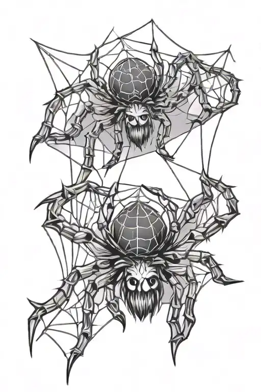 Spider On Web Design