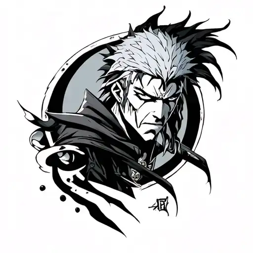 Zoro Black And White