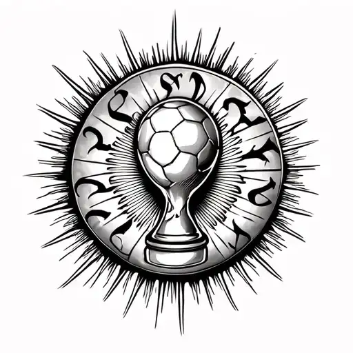 Argentina Sun With Three World Cups