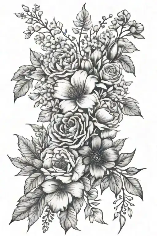 Birth Flower Bouquet