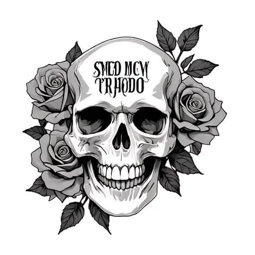 Skull Roses Words