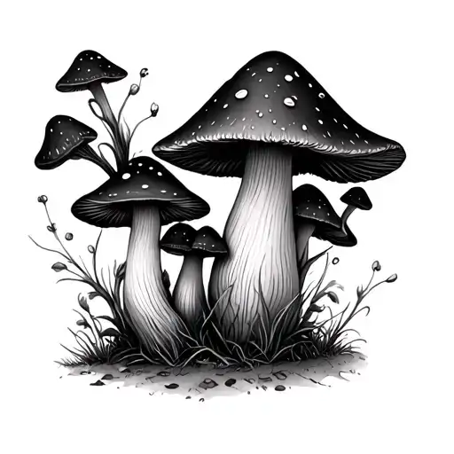 Father Daughter Mushrooms