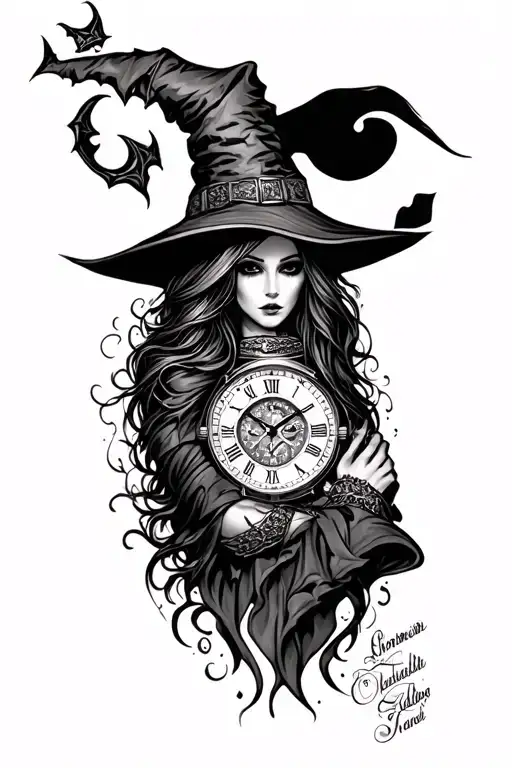 Sleeve Witch Watches And Name Written