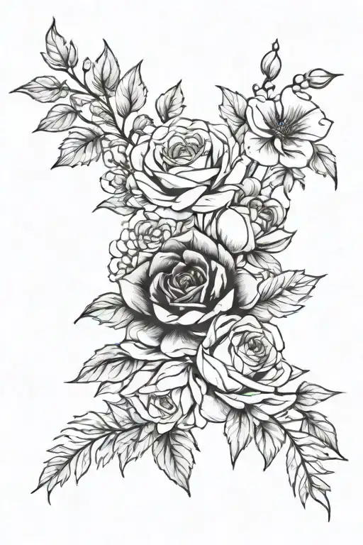 Flower Bouquet September July December Birth Flower