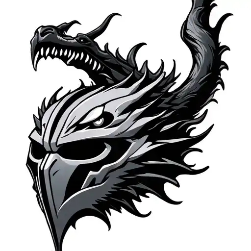 Mf Doom Mask With Dragon