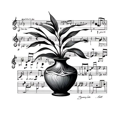 Plant Vase With Music