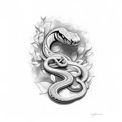 Cobra Snake Dark Feminine Flowers Mandelas