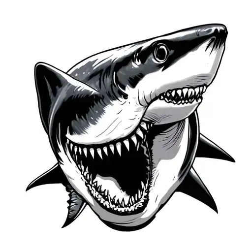 Shark Trad With Parkway Drive Written On Snout