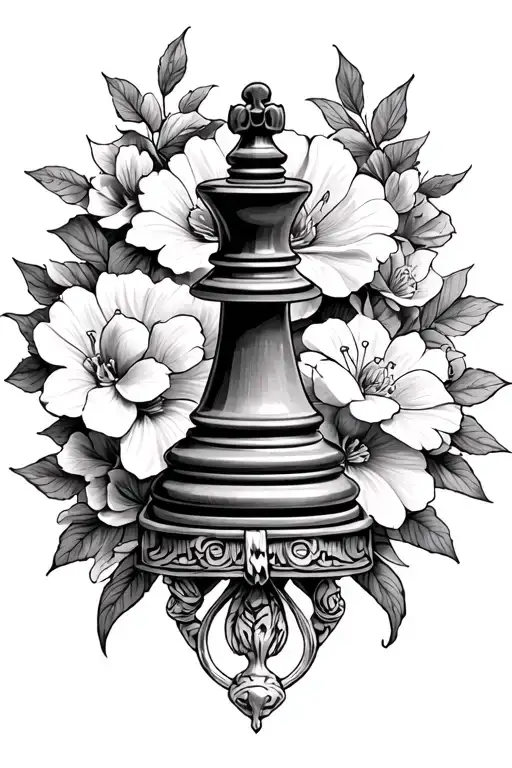 Flor De Maga Chess Queen Chess Piece