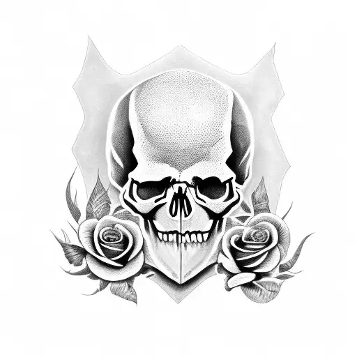 Skull And Roses
