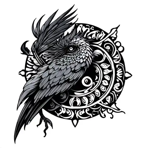 Mictlantecutli And Quetzalcoalt Cyberpunk Inspired