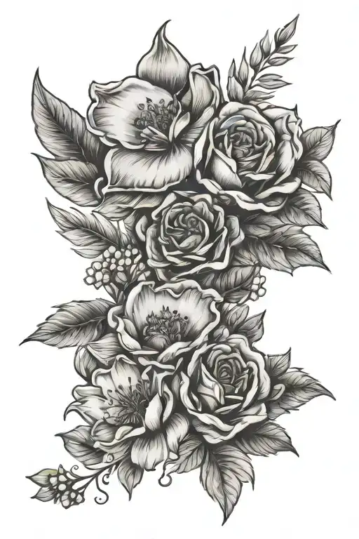 Birth Flower Bouquet