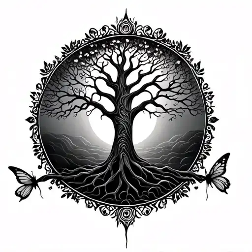 Tree Of Life And Fairy