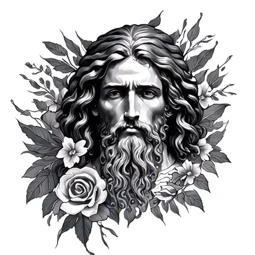 Christian Tattoo With Italy