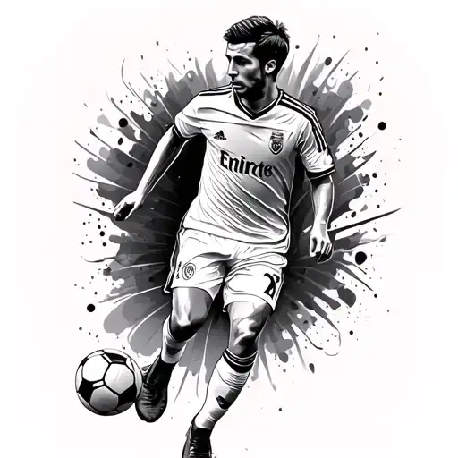 Soccer Player Surrounded