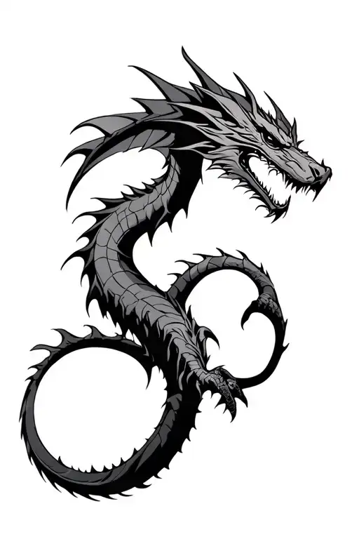 Thor Fighting Dragon