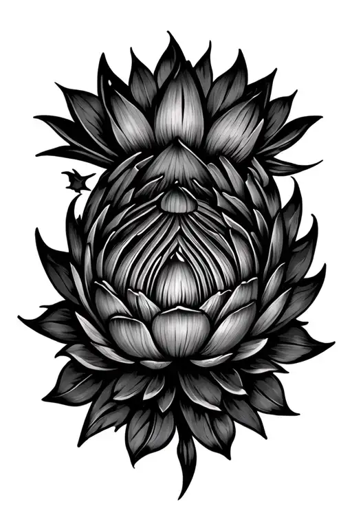 Petal Lotus Mandala Realism