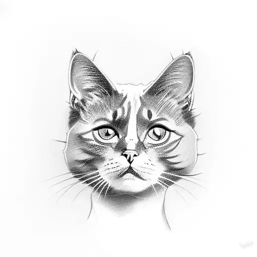 Cat With Big Sparkly Eyes