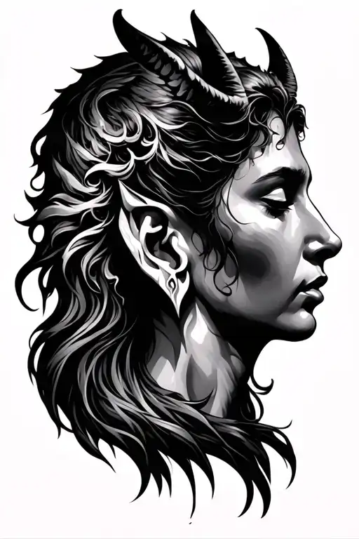 Devil Whispering In One Ear And Angel Whispering In My Other Ear