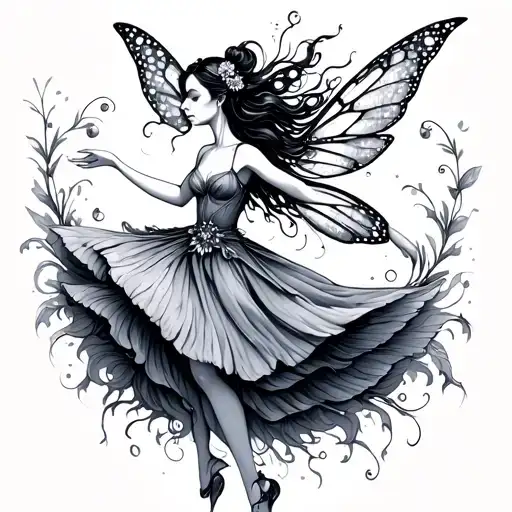 Fairy Dancing Fine Line