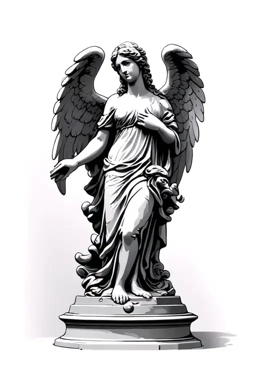 Stone Statue Angel