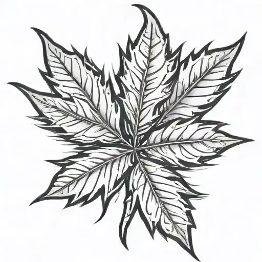 Cartoon Pot Leaf