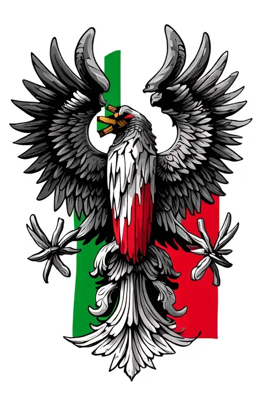 German Italian Flag