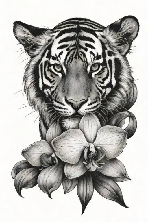 Orchid And Tiger