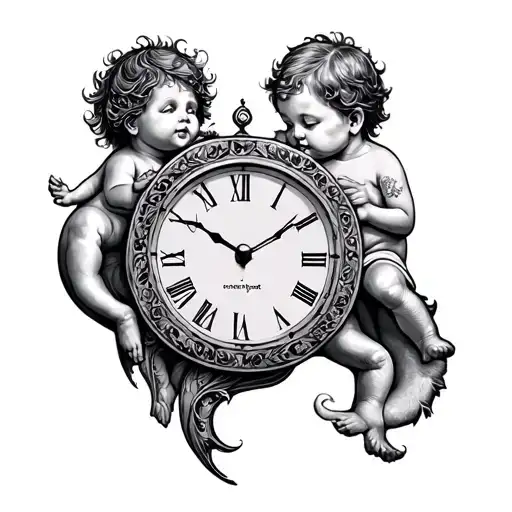 Birth Clock For 2 Kids