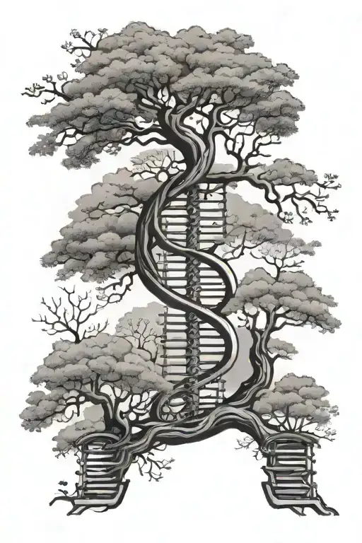 Dna Helix Tree Japan