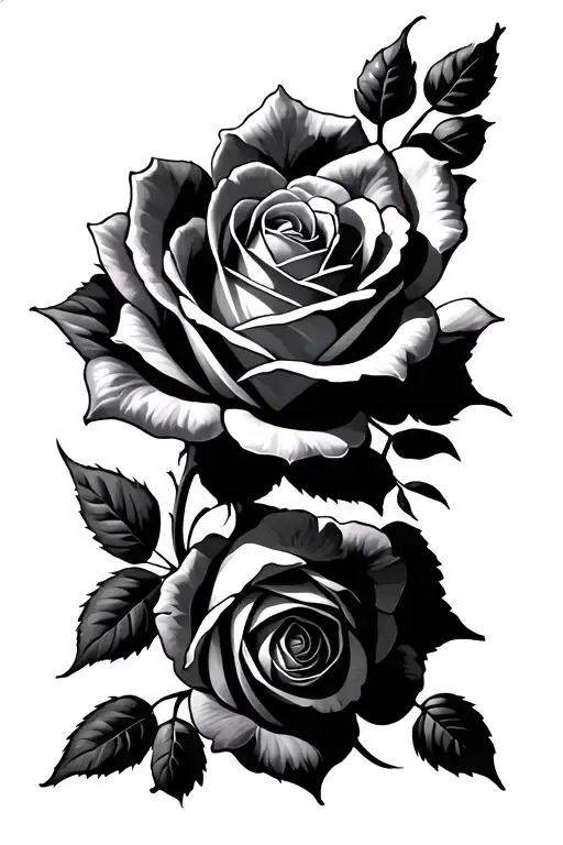 Clocke Rose Foot Prints