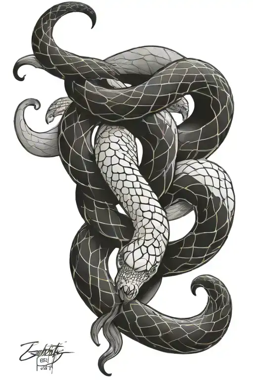 Eternity Heart Infinity Snake