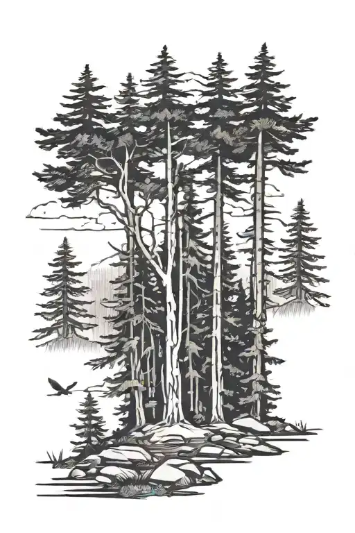 Minnesota Forest Scene