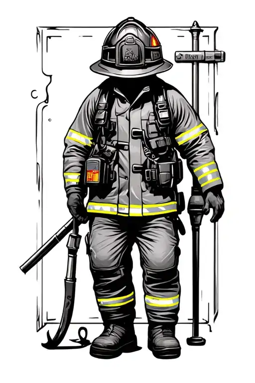 Firefighter Gear And Tools