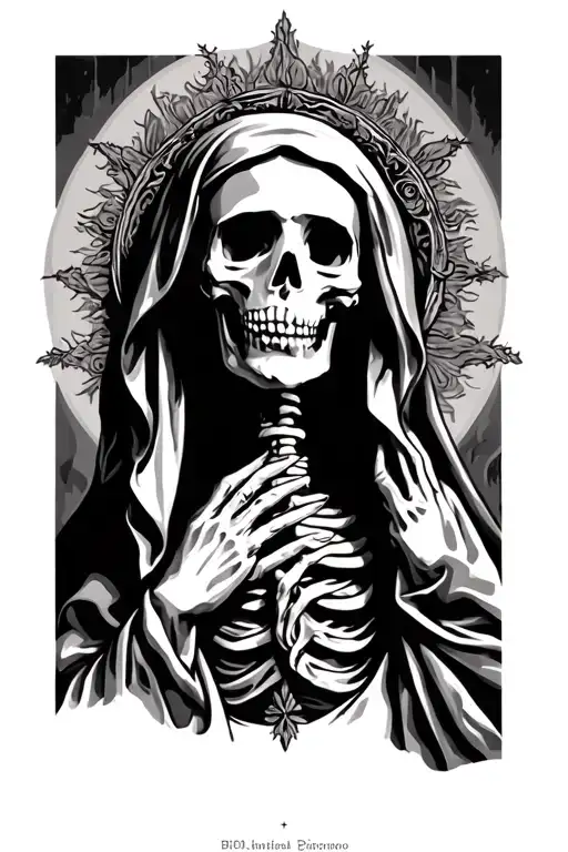 Virgin Mary Skeleton