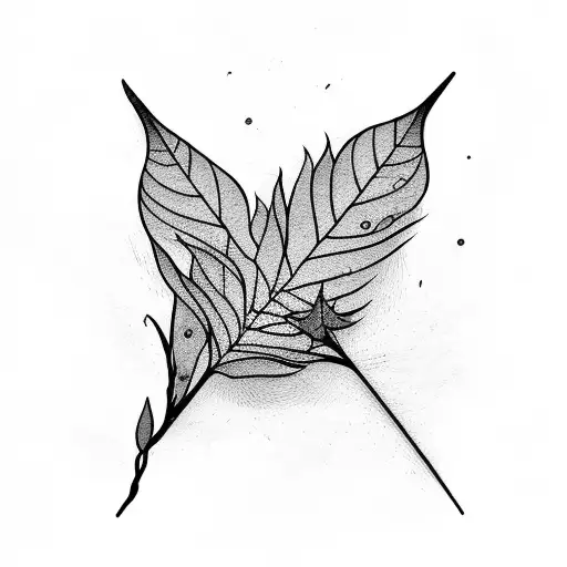 Star With Weeping Willow Leaves