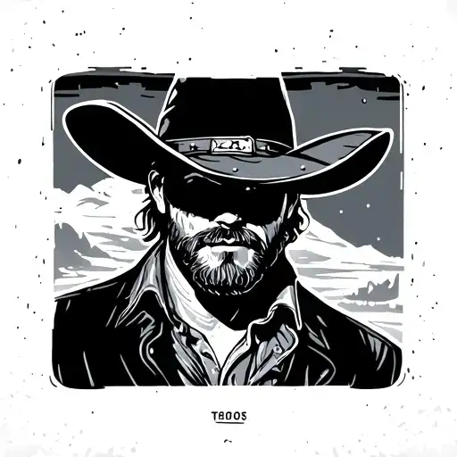 Minimal Western Cowboy