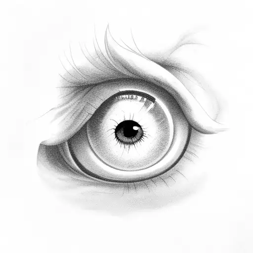 Eye In Cloud Watching Over Me