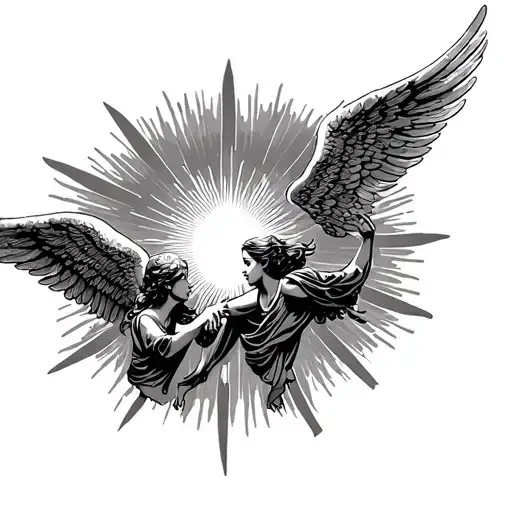 Angels And The Sun Shining