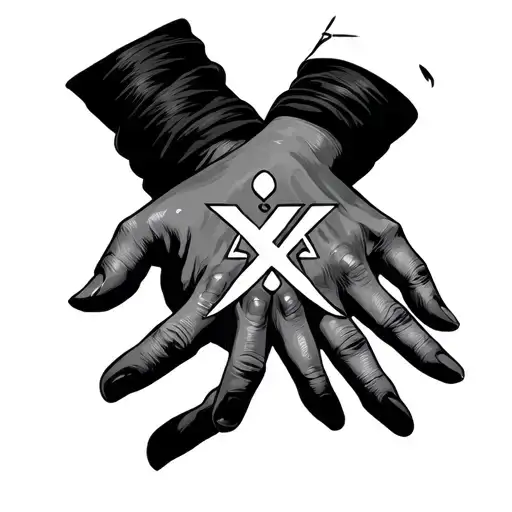 The Hands Of Fatma With The Amazigh Symbol Yaz