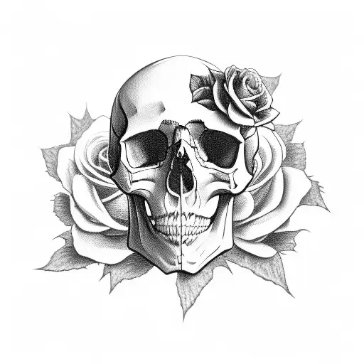 Skull And Roses