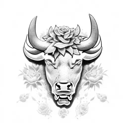 Fighting Bulls With Floral